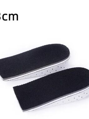 Black Foam Shoe Height Lift Insoles